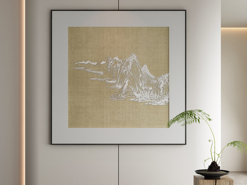 New Chinese Decorative Painting Zen Hanging Painting