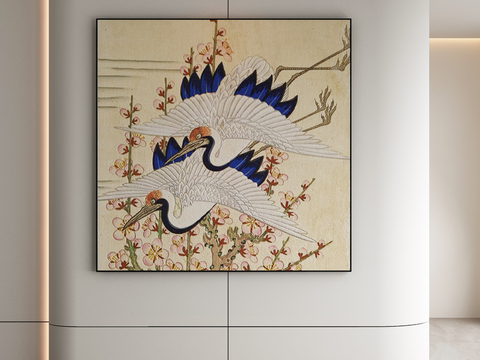 New Chinese Crane Painting Decorative Painting