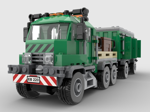 Lego toy building blocks truck lorry transporter