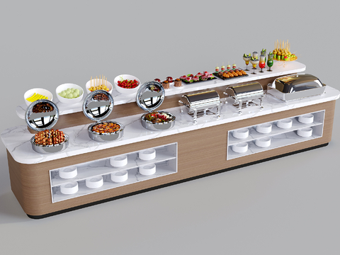 Buffet table, seasonings table, pick-up table