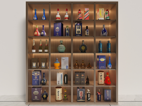 Glass Wine Cabinet Liquor Wine Cabinet