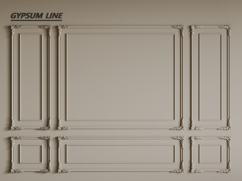 French line gypsum line PU line corner line