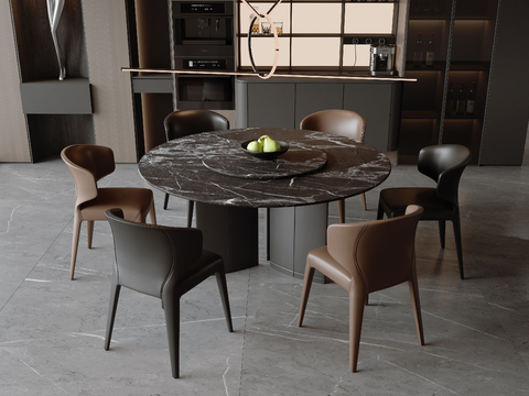 Italian Dining Table and Chair