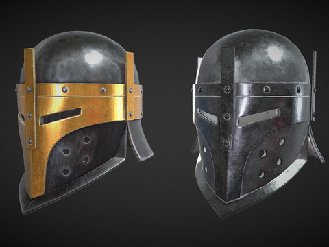 Medieval Knight Helmet