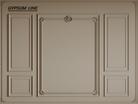 French line gypsum line line Wall PU line