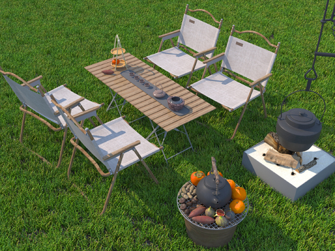 Modern Outdoor Table and Chair Camping Table and Chair