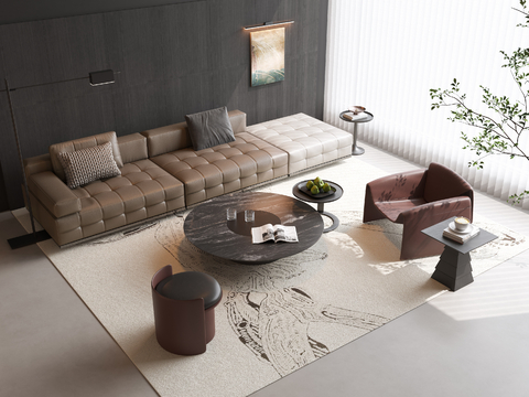 Italian Sofa Coffee Table Sectional Sofa