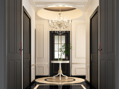 French entrance foyer