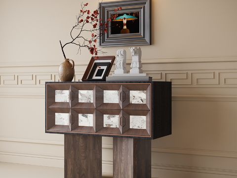 Mid-century Style porch cabinet