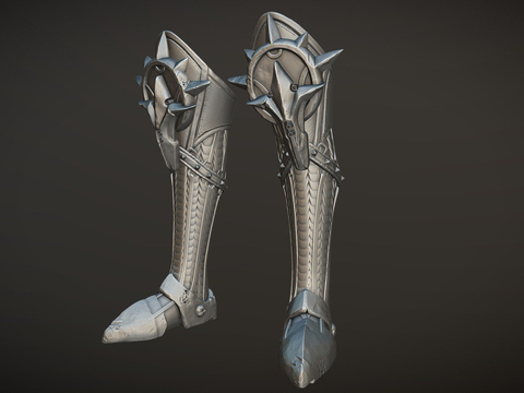 Zbrush Armor Footwear Armor