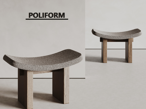 poliform modern stool low stool