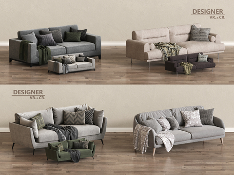 modern double sofa living room sofa