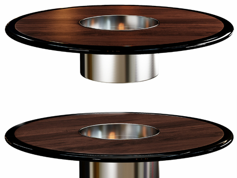 Modern round coffee table