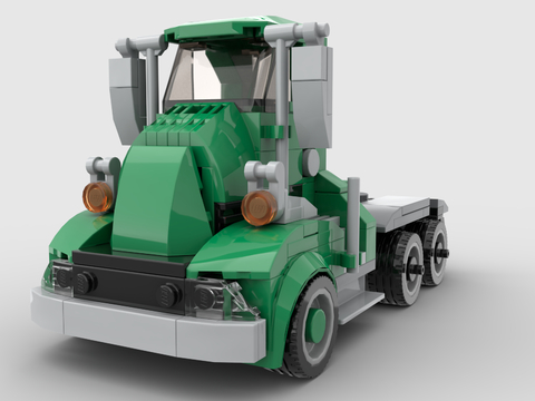 Lego toy blocks truck head truck head