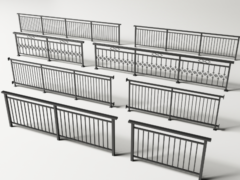 Modern Railing Guardrail Fence Balcony Railing