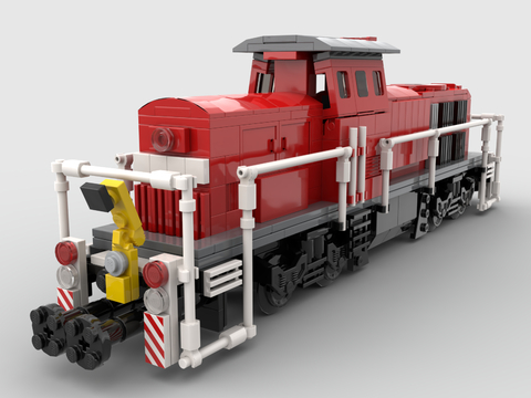 LEGO toy building blocks train locomotive