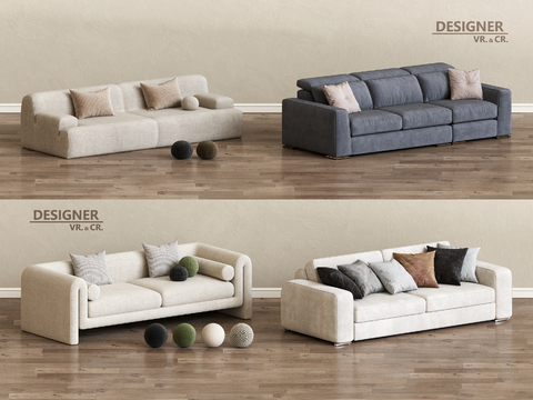 Modern Double Sofa Living Room Sofa Multiplayer Sofa