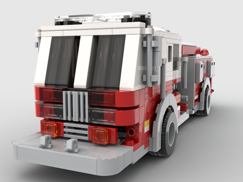 LEGO toy building blocks fire truck fire truck