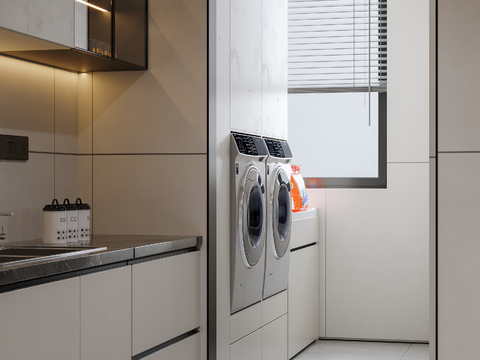 Laundry Room Washer Cabinet