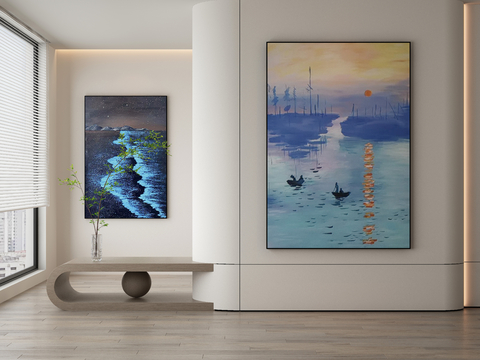 modern landscape painting decorative painting