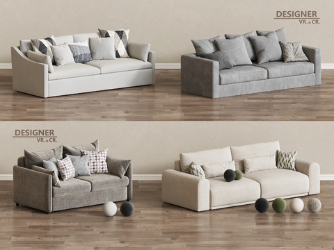 Modern double sofa