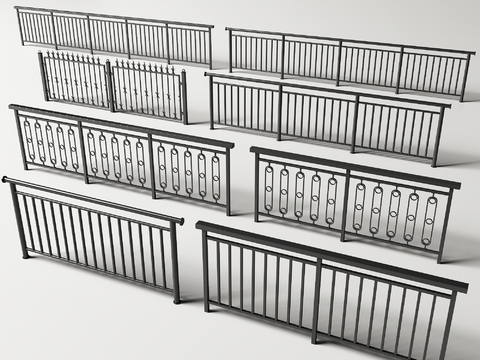 Modern Railing Guardrail Fence Balcony Railing