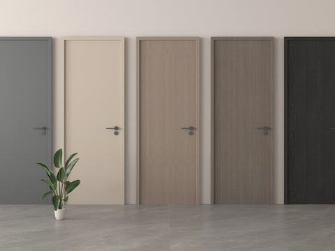 Modern Wooden Door Single Door Simple Doors