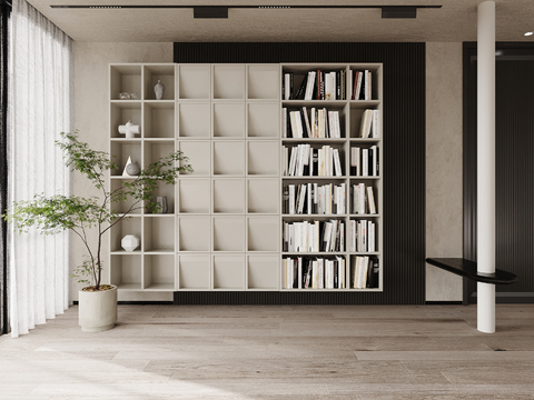 Modern Bookcase Bookshelf Decorative Cabinet