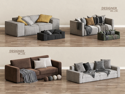 modern double sofa living room sofa