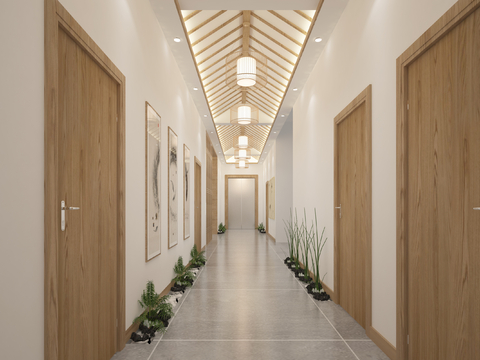 New Chinese Homestay Aisle Corridor