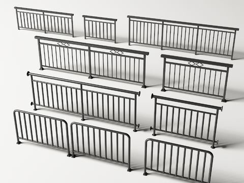 Modern Railing Guardrail Fence Balcony Railing