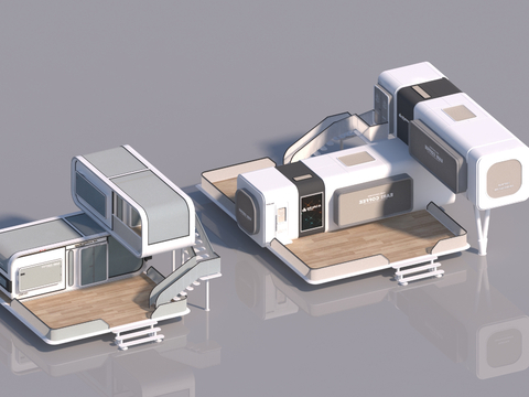 Modern Space Capsule Homestay Architecture