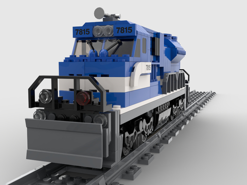 LEGO toy blocks train head