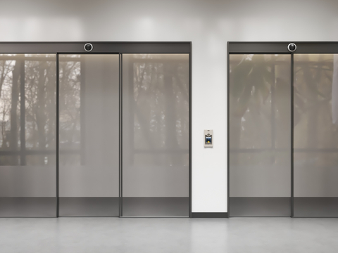 Modern Electric Door Technology Door Induction Door Electric Glass Door