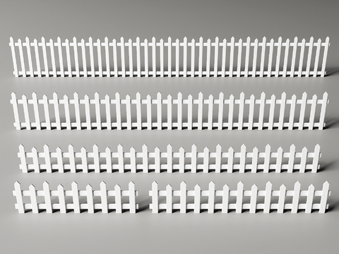 White Fence Fence Guardrail Wooden Fence Garden Fence