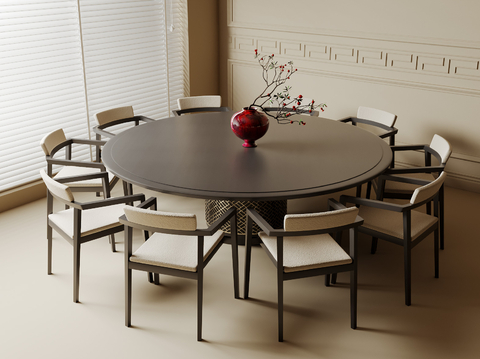 Modern Dining Table Chair Round Dining Table Ten People Dining Table