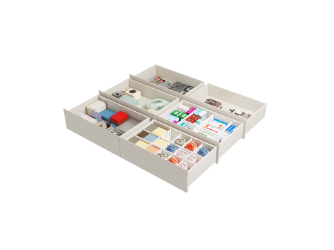 Modern Drawer Storage Stationery Glasses Clip