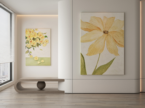 Modern Decorative Painting Flower Oil Painting