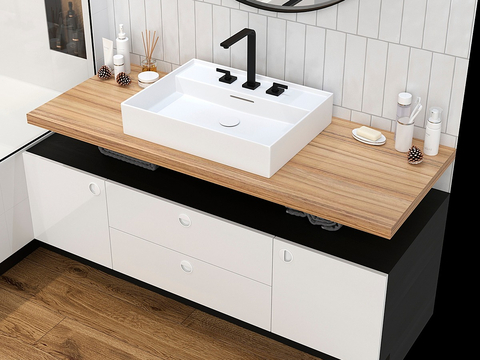 Bathroom Cabinet Wash Basin