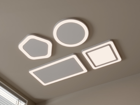 Bedroom lamp Geometric ceiling lamp