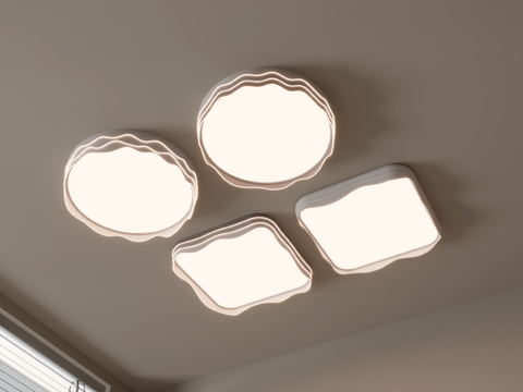 Modern geometric ceiling lamp