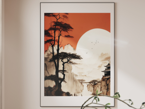 New Chinese Decorative Painting Landscape Painting Hanging Painting