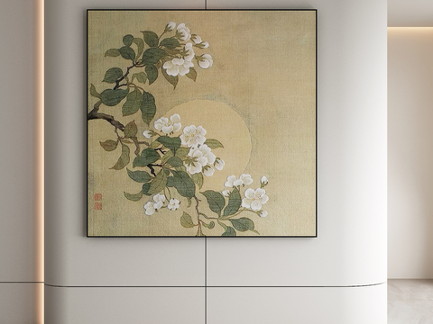 New Chinese Flower Painting Decorative Painting