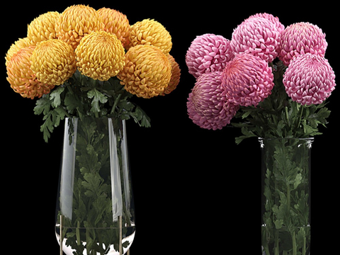 Modern Vase Flower Art Cosmos Flower arrangement