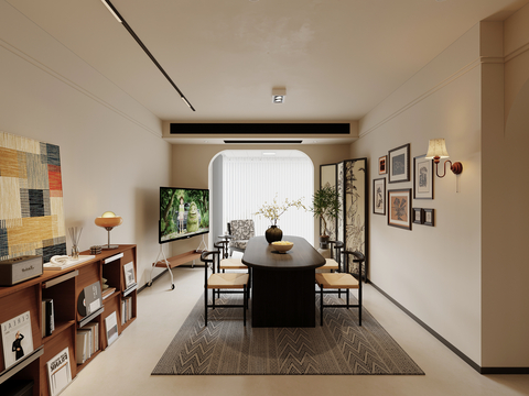 Mid-century Style DiningRoom Kitchen