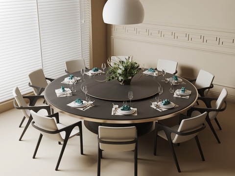 Modern Dining Table Chair Round Dining Table Ten People Dining Table