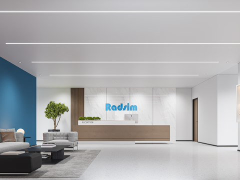 Modern Company Front Desk