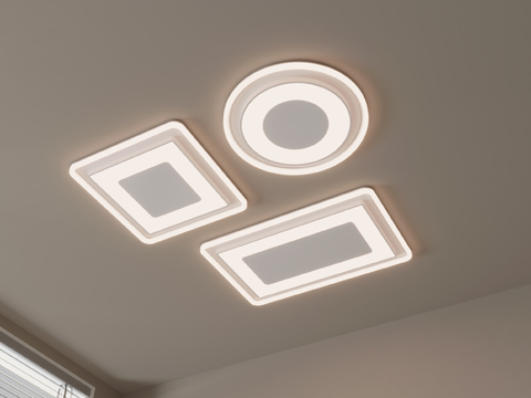 Bedroom lamp Geometric ceiling lamp