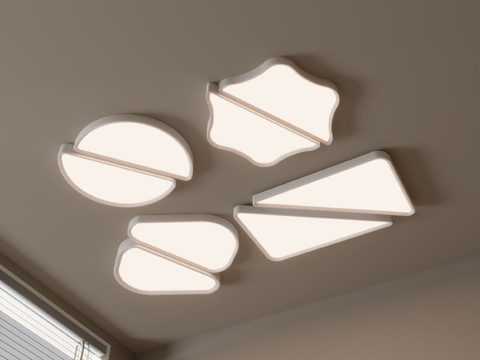 Modern geometric ceiling lamp