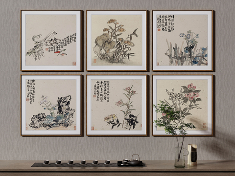 New Chinese Decorative Painting Art Painting Zen Hanging Painting